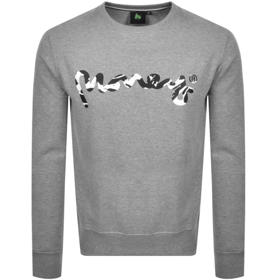 Alternative Image for ProductMoney Crew Neck Logo Tracksuit Grey2